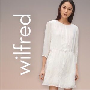 Wilfred White Midi Dress